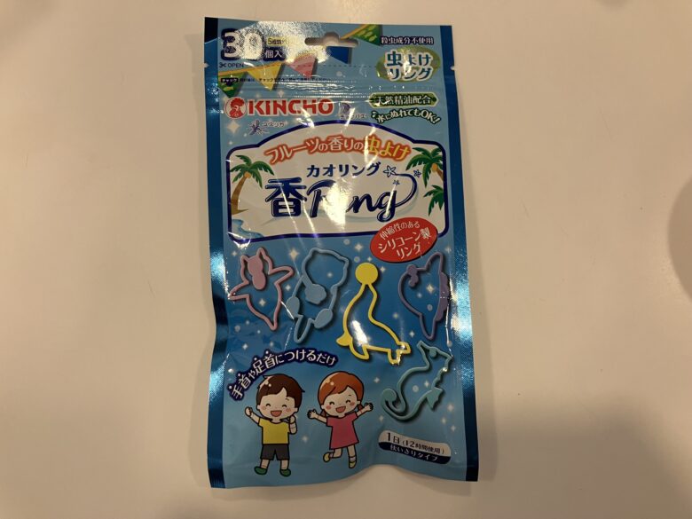 日本で買った虫よけリング